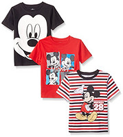 Disney 迪士尼 3 Pack Mickey 男童T恤 3件装
