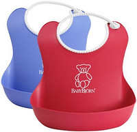 凑单品：BABYBJORN Soft Bib 婴儿围兜 2个