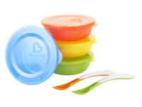 凑单品：munchkin 满趣健 Love-a-Bowls 10 Piece Feeding Set 婴儿碗勺 10件套