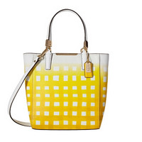 COACH 蔻驰 Madison Gingham Saff Mini 女士斜挎包