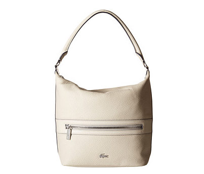 LACOSTE Renee Hobo 女士真皮单肩包