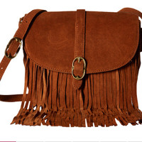 Emma Fox Pollux Suede Fringe 斜挎包