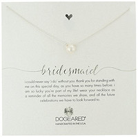 DOGEARED Bridal婚礼系列 白色淡水珍珠项链 16英寸