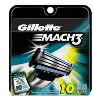 再特价：Gillette 吉列 锋速3 剃须刀刀片（10片）