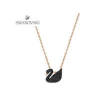 移动端，新低价：SWAROVSKI 施华洛世奇 Iconic Swan small 黑天鹅项链