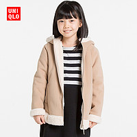 天猫双12预告：UNIQLO 优衣库 BLOCKTECH 173498 女童摇粒绒大衣