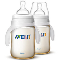 AVENT 新安怡 SCF663/29 宽口径经典PES奶瓶9oz 260ml 对装