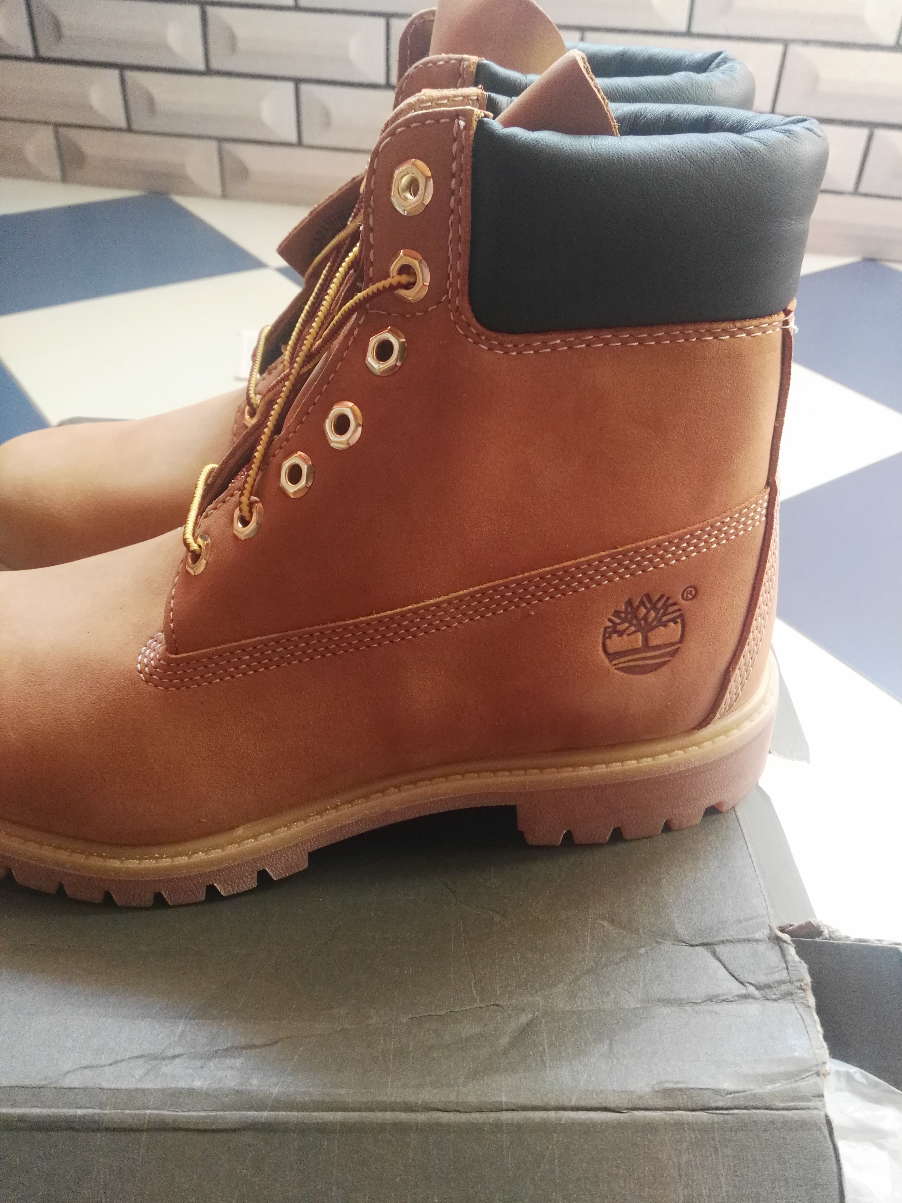 timberland 添柏岚 10061 经典大黄靴 uk9.5w 欧码43.