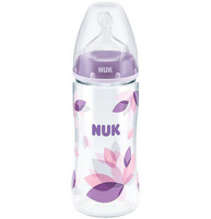 NUK 多色宽口防胀气PA奶瓶 2段M号 300ml*3件