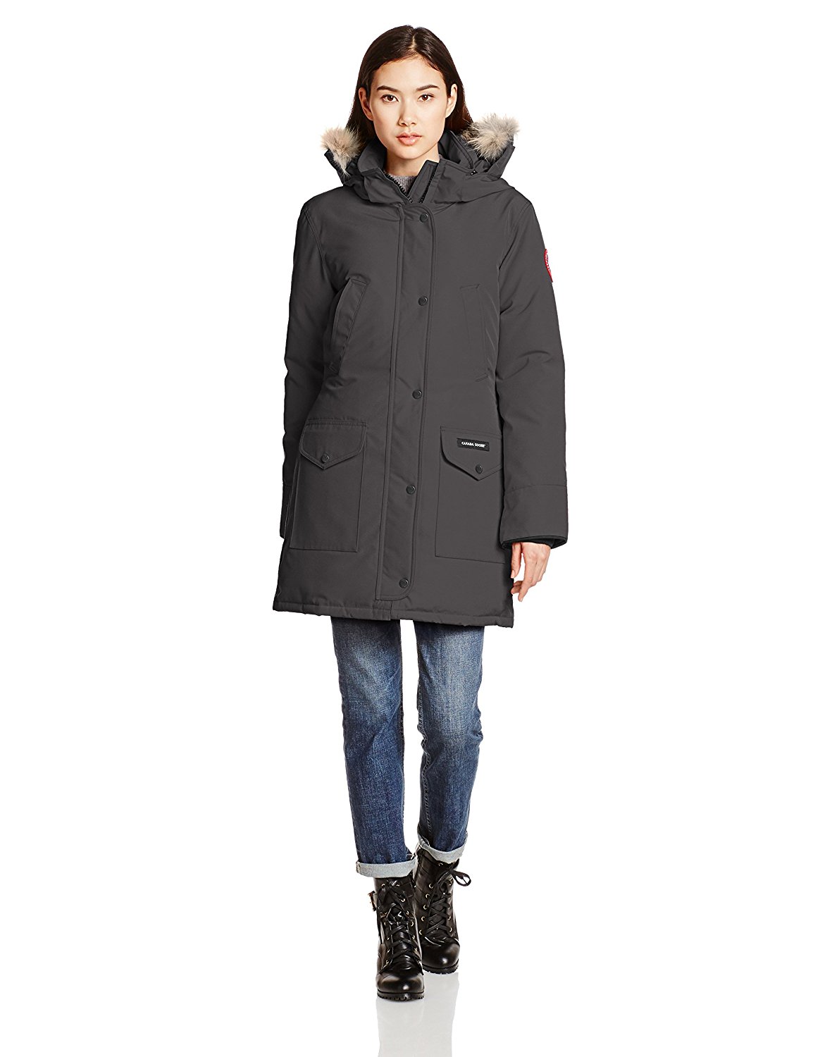 Canada Goose Trillium 6550L 女士长款羽绒服 