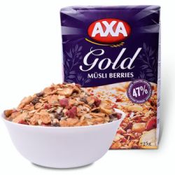 瑞典 AXA 低糖低脂皇室47%水果浆果坚果麦片