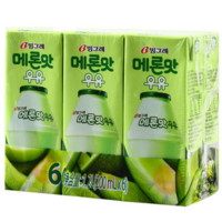 Binggrae 宾格瑞 韩国哈密瓜牛奶风味乳饮料200ml