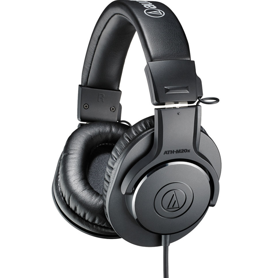 audio-technica 铁三角 ATH-M20X 入门级专业监听耳机 