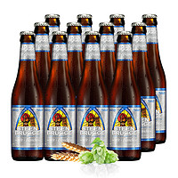 新低价：STEEN BRUGGE 布鲁日 白啤酒330ml*12瓶装 修道院白啤酒