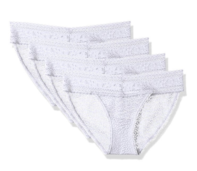 Calvin Klein Stretch Lace Bikini 女士蕾丝内裤 4条装