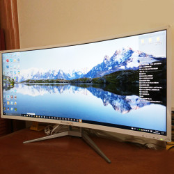 AOC 冠捷 易美逊35英寸2K曲面21:9宽屏显示器