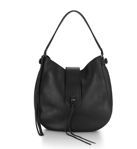 REBECCA MINKOFF Darren Hobo 女款真皮单肩包 