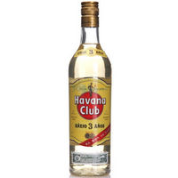 Havana Club 哈瓦那俱乐部 Havana 哈瓦那 3年陈酿 朗姆酒 40%vol 700ml