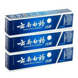 云南白药留兰香型牙膏180g(盒装)*3