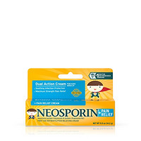 NEOSPORIN First Aid Antiseptic Foam 儿童伤口消炎止痛喷雾，0.5 Ounce (Pack of 3)