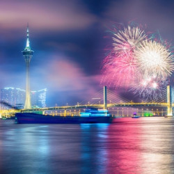 一次玩两地:上海-澳门+香港5天往返含税特价机