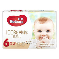 HUGGIES 好奇 棉柔巾 80抽*6