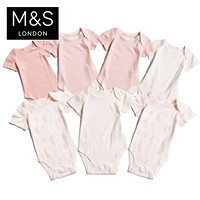 M&S 马莎 T782893 新生婴儿连体衣 7件装