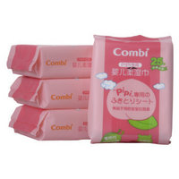 Combi 康贝 PiPi专用 婴儿柔湿巾25*4包