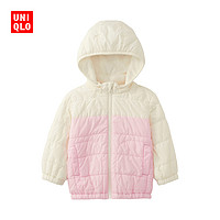 UNIQLO 优衣库 185450 WARM PADDED 婴幼儿轻型连帽外套