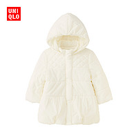 UNIQLO 优衣库 181996  WARM PADDED 婴幼儿大衣 白色 