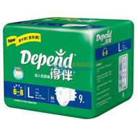 Depend 得伴  L号成人纸尿裤 54片