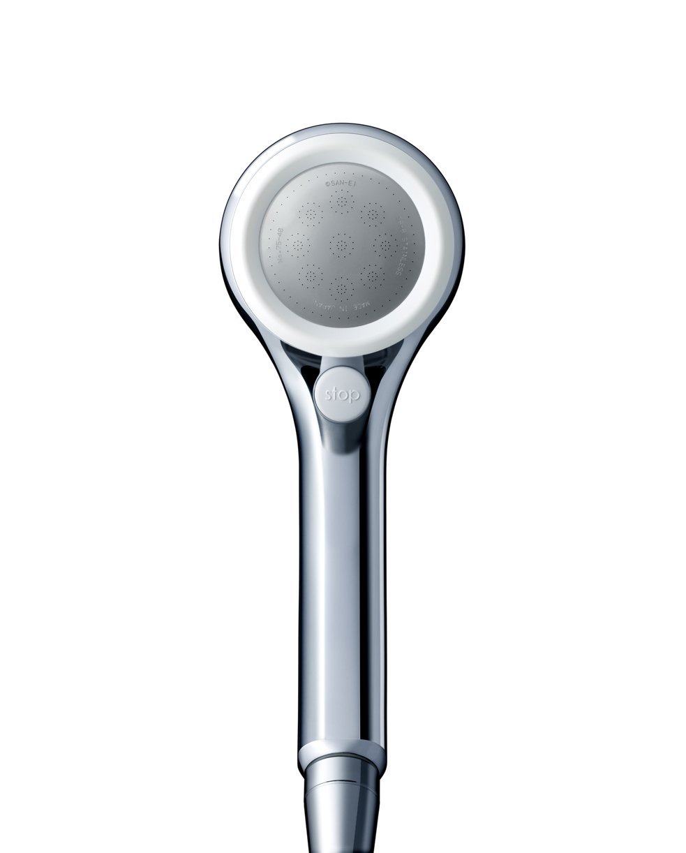 SANEI 三荣水栓 Rainy Metallic系列 PS-303-81XA-C 节水花洒