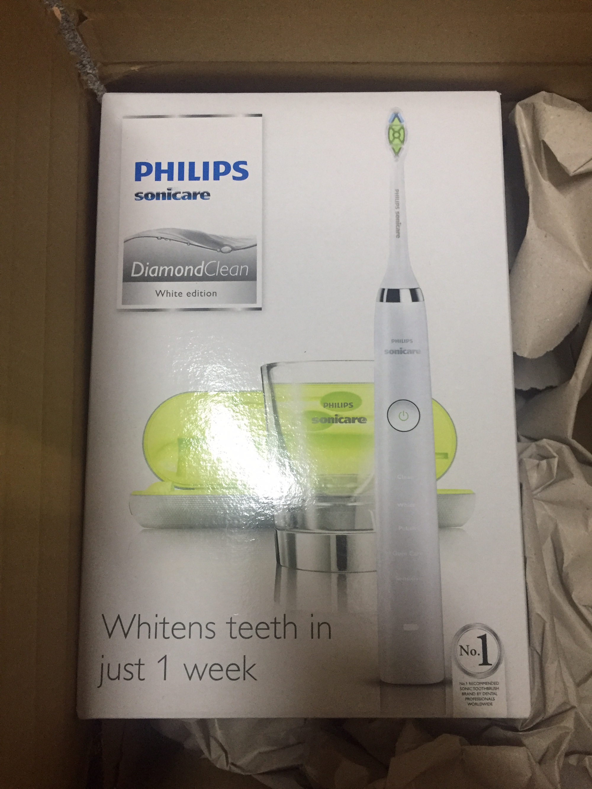 philips 飞利浦 sonicare hx9331/04 钻石亮白型 电动牙刷 白色款