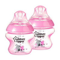 tommee tippee 汤美天地 母乳自然奶瓶 1段（0-3个月）260ml*2个