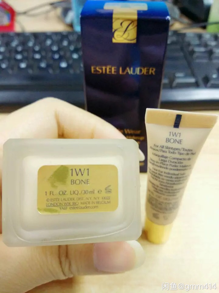 黛EL DoubleWear粉底液1W1 30ML油皮亲妈持