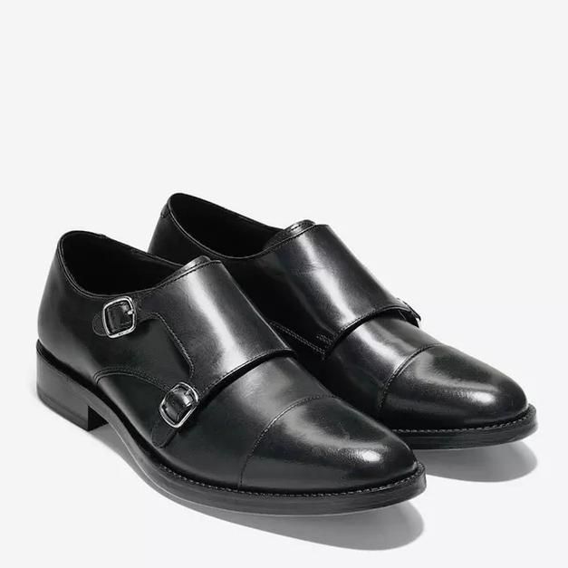 歌涵 COLE HAAN Madison Double Monk 男士休闲皮鞋
