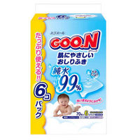 GOO.N 大王 99%纯净水婴儿湿巾 70抽x6