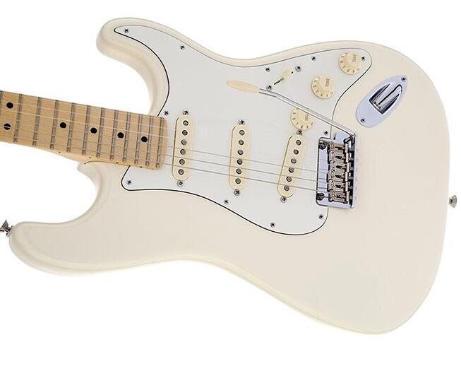 Fender 芬达 American Standard 美标 011-3000/3002系列 011-3002-705 电吉他 （Olympic White 枫木指板）