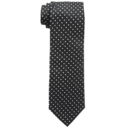 TOMMY HILFIGER Oxford Dot 男士真丝领带