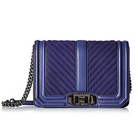 REBECCA MINKOFF Chevron Quilted Small Love 女士斜挎包