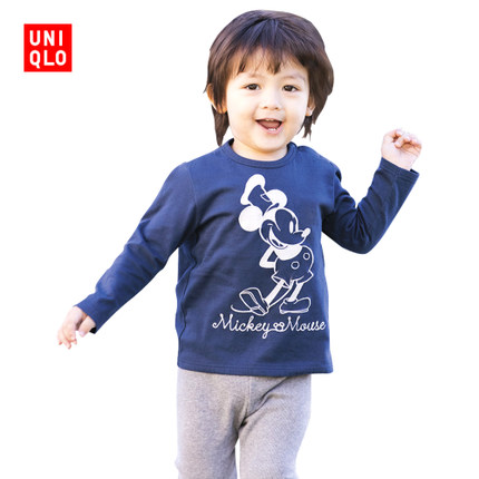 UNIQLO 优衣库 DPJ 195976 婴幼儿圆领T恤