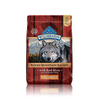 蓝馔 Blue Buffalo 洛基山无谷红肉大型犬成犬狗粮 22磅