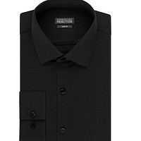 KENNETH COLE REACTION Slim Fit Dot Textured Solid Dress 男士衬衫