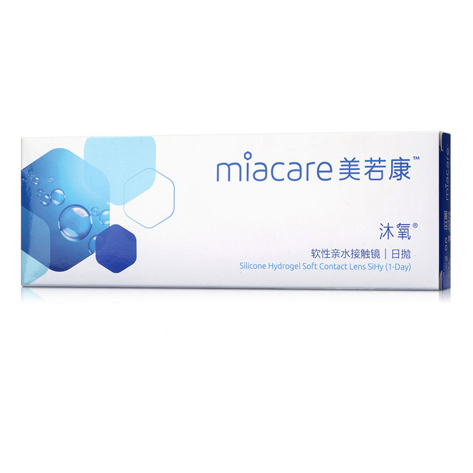 miacare 美若康 沐氧硅水凝胶 日抛隐形眼镜 10片装 