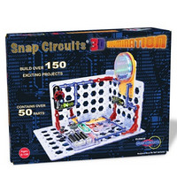 中亚prime会员：ELENCO 埃伦克 SNAP CIRCUITS 3D立体电路积木组合