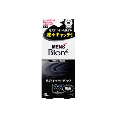Biore 碧柔 Bioré 男士毛孔清洁鼻贴黑色 10枚*4盒