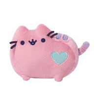 GUND Pusheen 爱心款小懒猫  粉色/紫色6英寸 (15cm)