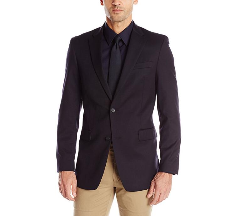 TOMMY HILFIGER Solid Suit 男士羊毛西装外套