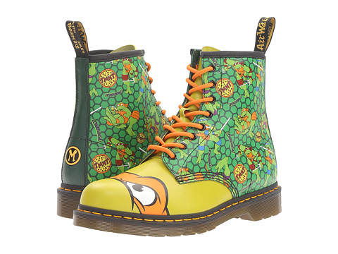 马汀博士Dr.Martens“忍者神龟”主题系列Mikey男款马丁靴
