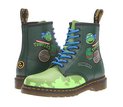 马汀博士Dr.Martens“忍者神龟”主题系列Leo中性款马丁靴